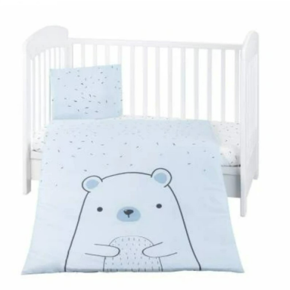 Kikka Boo Постелнина сет од 3 дела Bear with me 